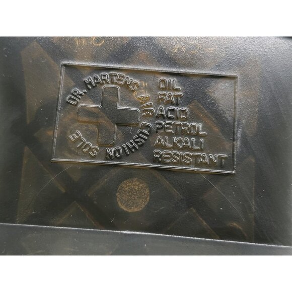 Dr. Martens Sinclair Boots Womens Size 8 Purple Snake Platform Zip Lace Up Shoes - Picture 10 of 10